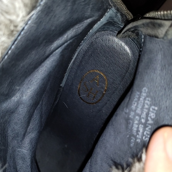 Rare ASH Rabbit top w/hammer nail accents sz European 37  Wedge booties - Picture 10 of 12